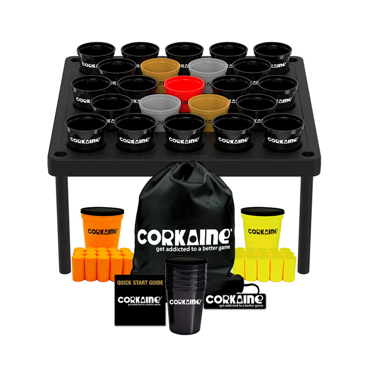 Corkaine – The Addicting Cork Toss Game For Adults – 2nd Edition – The Complete Set - Corkaine