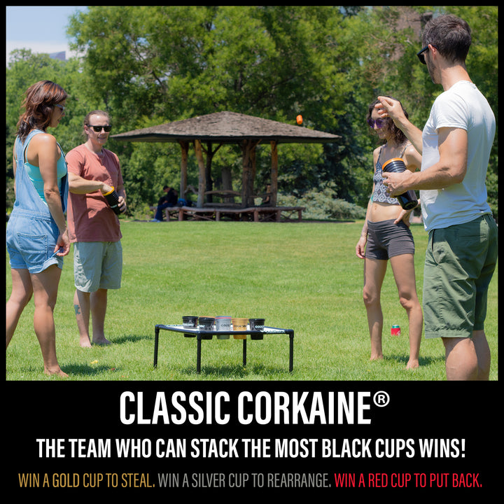 Corkaine - Shoot Wine Corks To Win Cups For Your Team - Lawn Games - Corkaine by Birdwig LLC